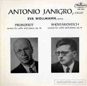 Sergei Prokofiev, Dmitri Shostakovich - Antonio Janigro Cello Prokofiev & S ...