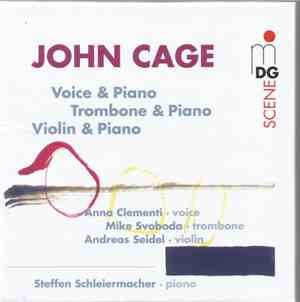 John Cage - Voice & Piano / Trombone & Piano / Violin & Piano