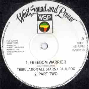 Tribulation All Stars + Paul Fox  - Freedom Warrior / The Book
