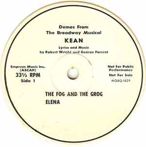 Robert Wright And George Forrest - Demos From The Broadway Musical Kean