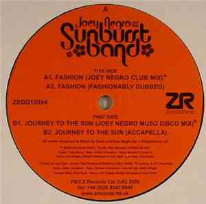 Joey Negro And The Sunburst Band - Fashion