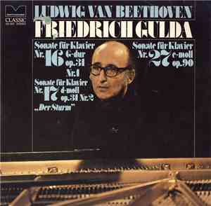 Ludwig van Beethoven, Friedrich Gulda - Sonate Für Klavier Nr.16 G-dur Op.3 ...