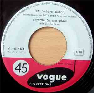 Les Peters Sisters Accompagnées Par Billy Moore Et Son Orchestre - Comme Tu ...