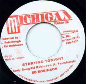 Ed Robinson - Starting Tonight