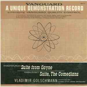 Khachaturian / Kabalevsky - Vladimir Golschmann Conducting The Vienna State ...