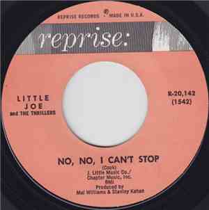 Little Joe And The Thrillers - No, No, I Can't Stop / Peanuts