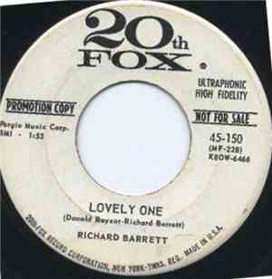 Richard Barrett  - Lovely One / The Snake And The Bookworm