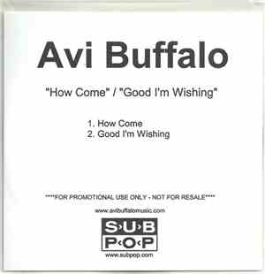 Avi Buffalo - How Come / Good I'm Wishing