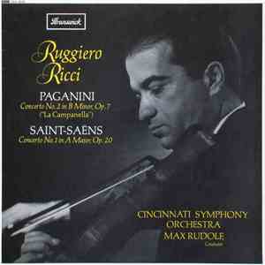 Ruggiero Ricci - Paganini Concerto No.2 in B Minor Op.7 La Campanella Saint ...