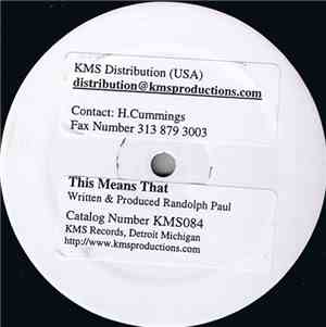 Kevin Saunderson Presents The Reese Project Featuring Paul Randolph - This  ...