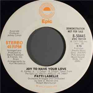 Patti LaBelle - Joy To Have Your Love