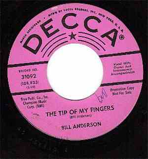 Bill Anderson  - No Man's Land / The Tip Of My Fingers