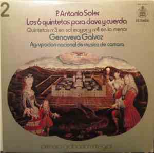 P. Antonio Soler - Genoveva Galvez, Agrupacion Nacional De Musica De Camara ...