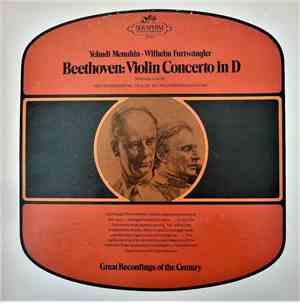 Beethoven : Yehudi Menuhin • Wilhelm Furtwängler, Philharmonia Orchestra -  ...