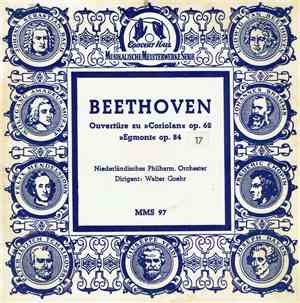 Orchestre Philharmonique Des Pays-Bas Conducted By Walter Goehr / Ludwig Va ...