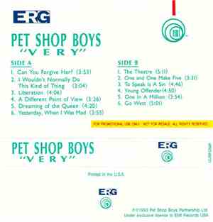 Pet Shop Boys - Very
