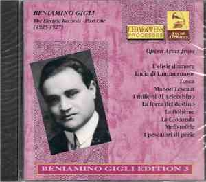 Beniamino Gigli - Edition 3: The Electric Records, Part 1 (1925-1927)
