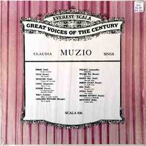Claudia Muzio - Claudia Muzio Sings