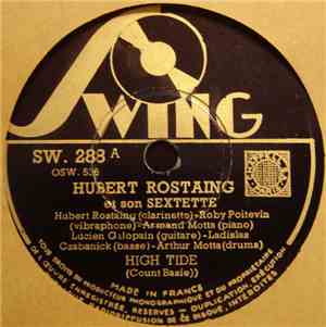 Hubert Rostaing Et Son Sextette - High Tide / Champs-Elysées Club