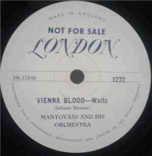Mantovani And His Orchestra - Vienna Blood / You And You