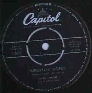 Gene Vincent And His Blue Caps - Important Words