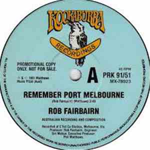 Rob Fairbairn - Remember Port Melbourne