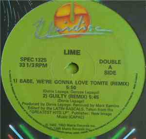 Lime  / Vicki Sue Robinson - Babe, We're Gonna Love Tonite (Remix) / Guilty ...