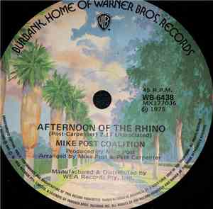 Mike Post Coalition - Afternoon Of The Rhino