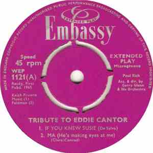 Paul Rich - Tribute To Eddie Cantor