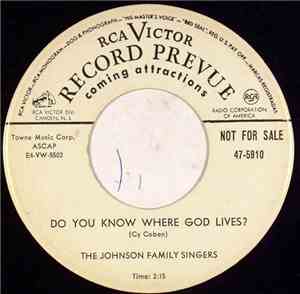 The Johnson Family Gospel Singers - Do You Know Where God Lives / The Lord  ...