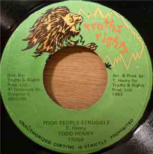 Todd Henry - Poor People Struggle