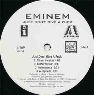 Eminem - Just Don't Give A Fuck