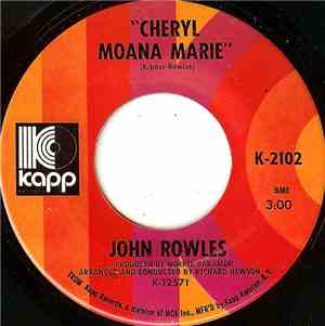 John Rowles - Cheryl Moana Marie