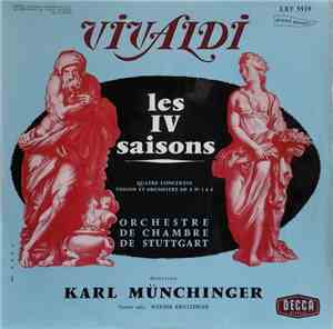 Vivaldi, C.Münchinger, Orch. De Ch. De Stuttgart - Les IV Saisons - Quatre  ...