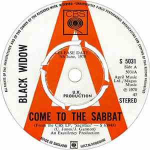 Black Widow  - Come To The Sabbat