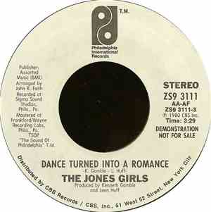 The Jones Girls - Dance Turned To A Romance