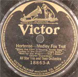 All Star Trio and Their Orchestra - Hortense - Medley / Never Mind