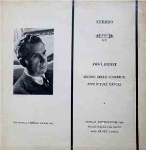 André Jolivet, Mstislav Rostropovich - Second Cello Concerto Five Ritual Da ...