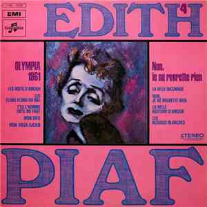 Edith Piaf - Olympia 1961 - Non, Je Ne Regrette Rien - Vol. 4