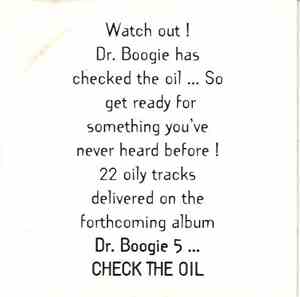 Various - Dr. Boogie 5 ... Check The Oil