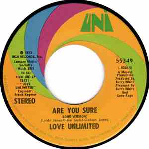 Love Unlimited - Are You Sure / Another Chance