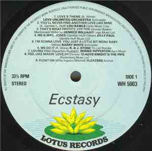 Various - Ecstasy