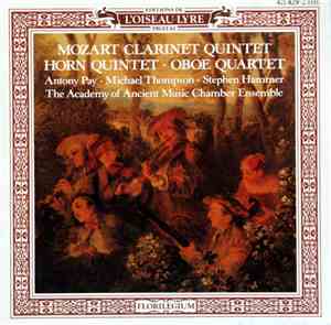 Mozart, The Academy Of Ancient Music Chamber Ensemble, Antony Pay, Stephen  ...