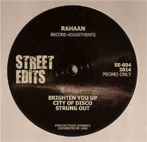 Rahaan - Record Adjustments
