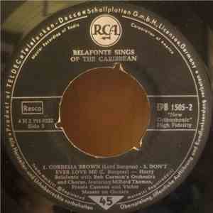 Belafonte - Belafonte Sings Of The Caribbean