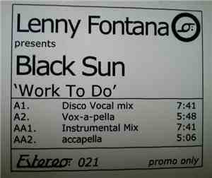 Black Sun  - Work To Do