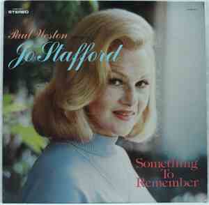 Paul Weston  Presents Jo Stafford - Something To Remember