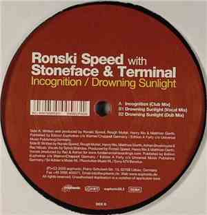 Ronski Speed With Stoneface & Terminal - Incognition / Drowning Sunlight