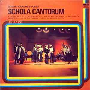 Schola Cantorum  - Quando Il Canto È Poesia